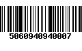 Código de Barras 5060940940007