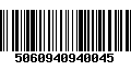 Código de Barras 5060940940045