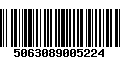 Código de Barras 5063089005224