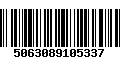 Código de Barras 5063089105337