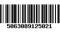 Código de Barras 5063089125021