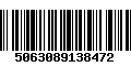 Código de Barras 5063089138472