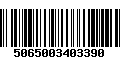 Código de Barras 5065003403390