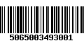 Código de Barras 5065003493001