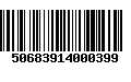 Código de Barras 50683914000399