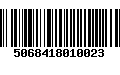 Código de Barras 5068418010023