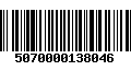 Código de Barras 5070000138046