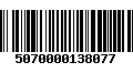 Código de Barras 5070000138077