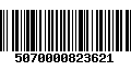 Código de Barras 5070000823621