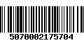 Código de Barras 5070002175704