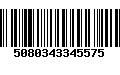 Código de Barras 5080343345575