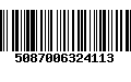 Código de Barras 5087006324113