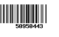 Código de Barras 50950443