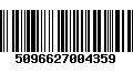 Código de Barras 5096627004359