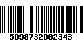 Código de Barras 5098732002343