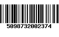 Código de Barras 5098732002374