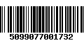 Código de Barras 5099077001732