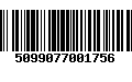 Código de Barras 5099077001756