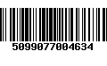 Código de Barras 5099077004634