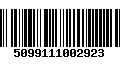 Código de Barras 5099111002923