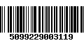 Código de Barras 5099229003119