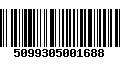 Código de Barras 5099305001688