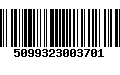 Código de Barras 5099323003701