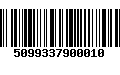 Código de Barras 5099337900010