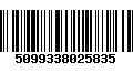 Código de Barras 5099338025835