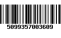 Código de Barras 5099357003609