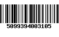 Código de Barras 5099394003105