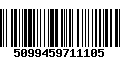 Código de Barras 5099459711105