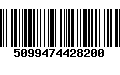 Código de Barras 5099474428200