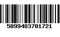 Código de Barras 5099483701721