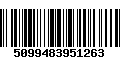 Código de Barras 5099483951263