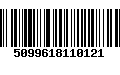 Código de Barras 5099618110121