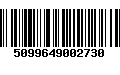 Código de Barras 5099649002730