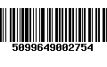 Código de Barras 5099649002754