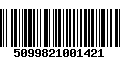 Código de Barras 5099821001421