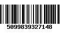 Código de Barras 5099839327148