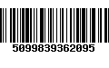 Código de Barras 5099839362095