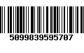 Código de Barras 5099839595707