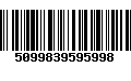 Código de Barras 5099839595998