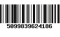 Código de Barras 5099839624186