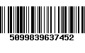 Código de Barras 5099839637452