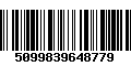 Código de Barras 5099839648779