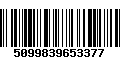 Código de Barras 5099839653377