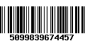 Código de Barras 5099839674457