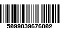 Código de Barras 5099839676802