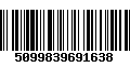 Código de Barras 5099839691638